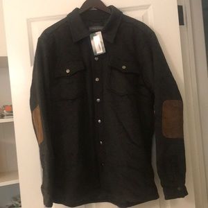 Tag Jacket Ashton Wool Shirt Jacket Xl 